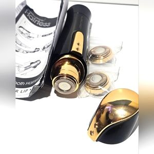 Hairless Black And Gold Facial Hair Remover Style #2345MO